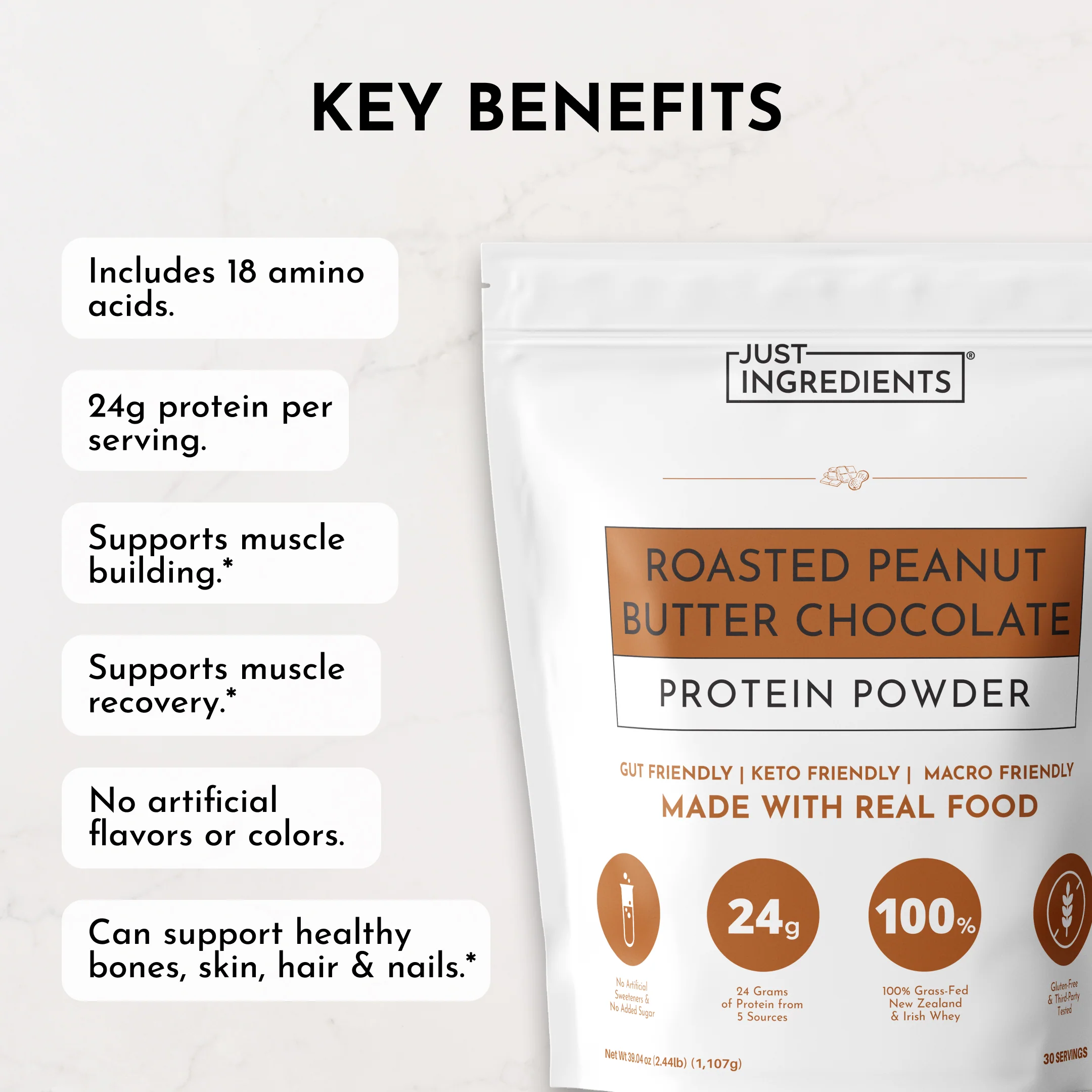 Roasted Peanut Butter Chocolate Protein Powder - Image 8