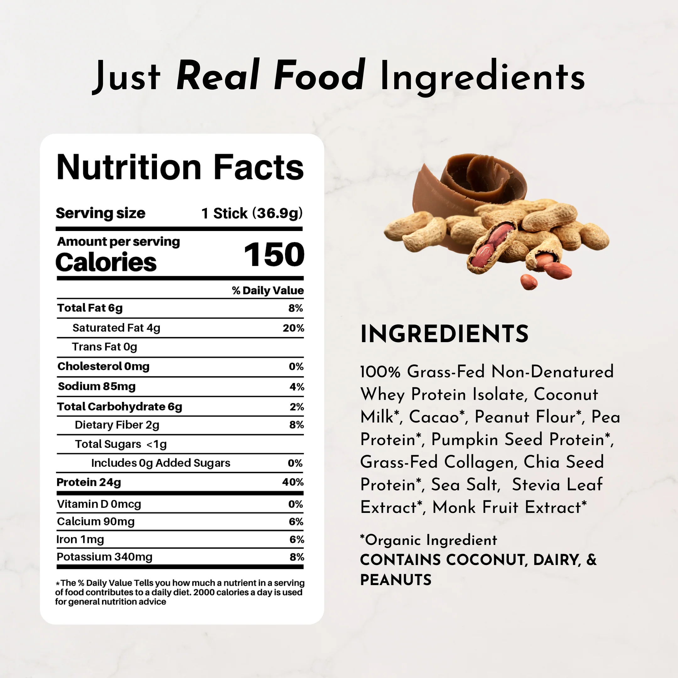 Roasted Peanut Butter Chocolate Protein Powder Stick - Image 5