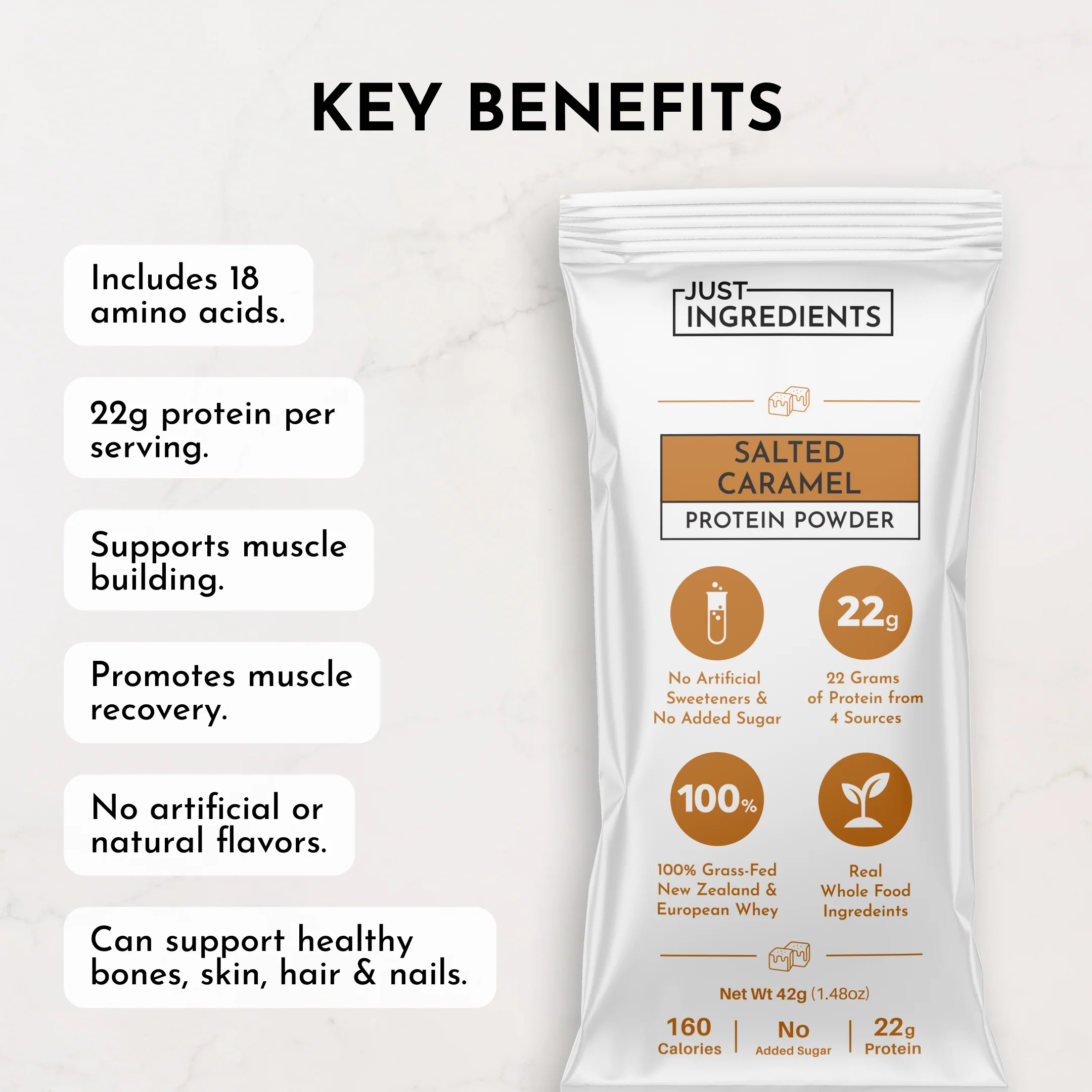 Salted Caramel Protein Powder Stick - Image 6