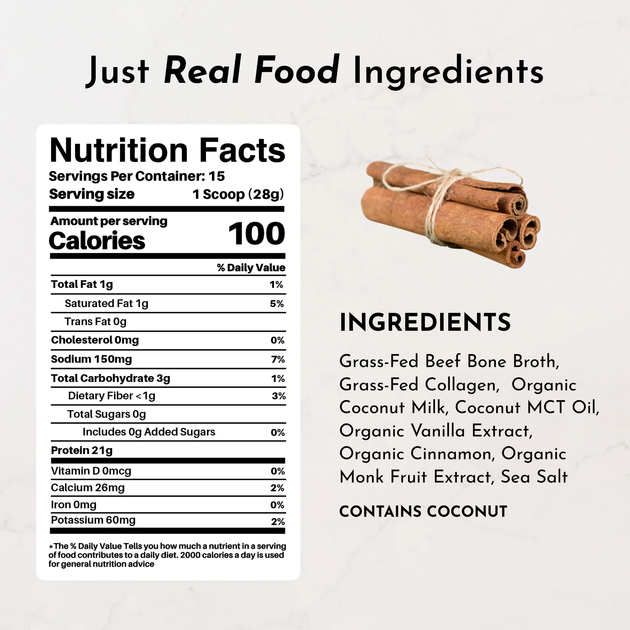 Snickerdoodle Bone Broth Protein Powder - Image 7