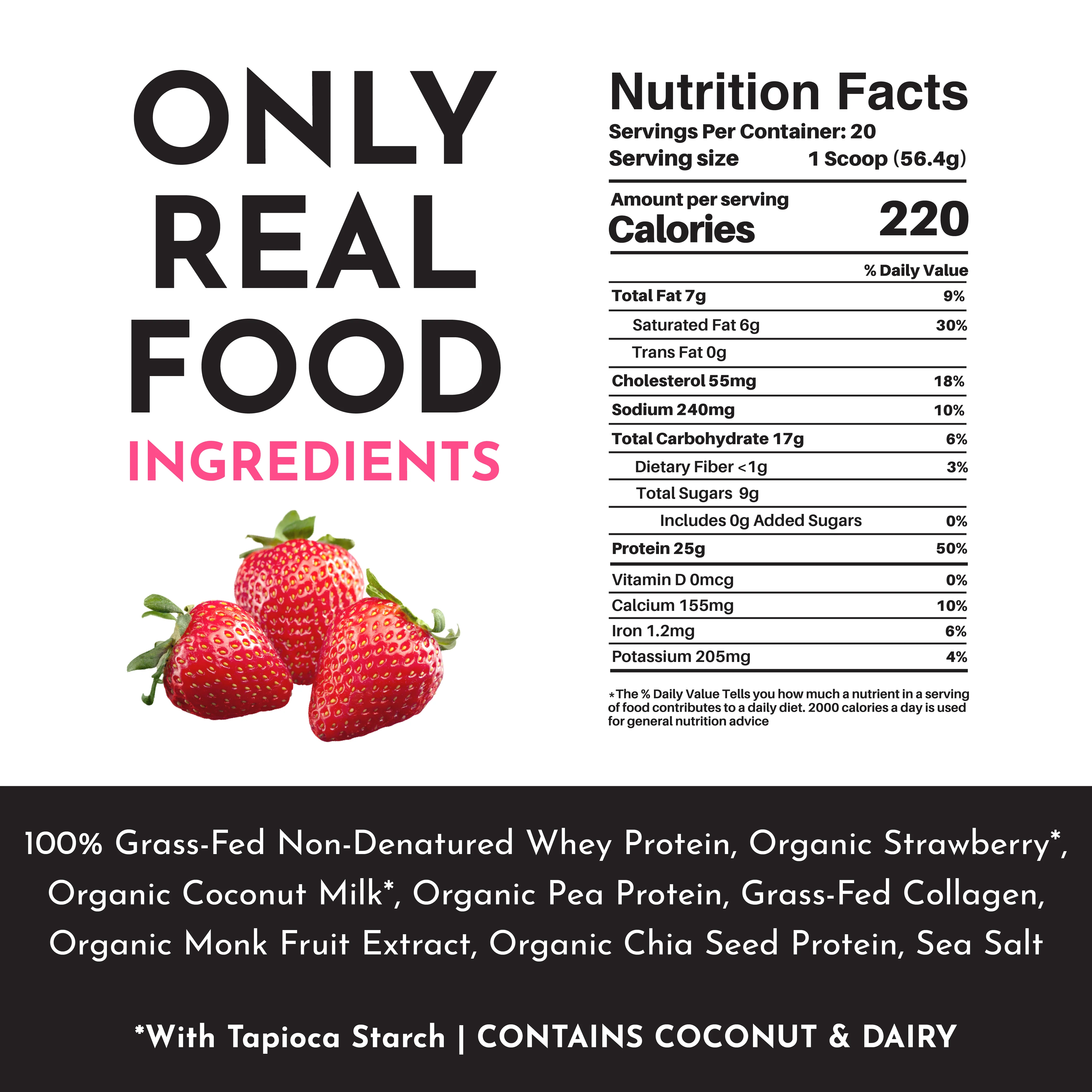Strawberries and Cream Protein Powder - NSF - Image 10