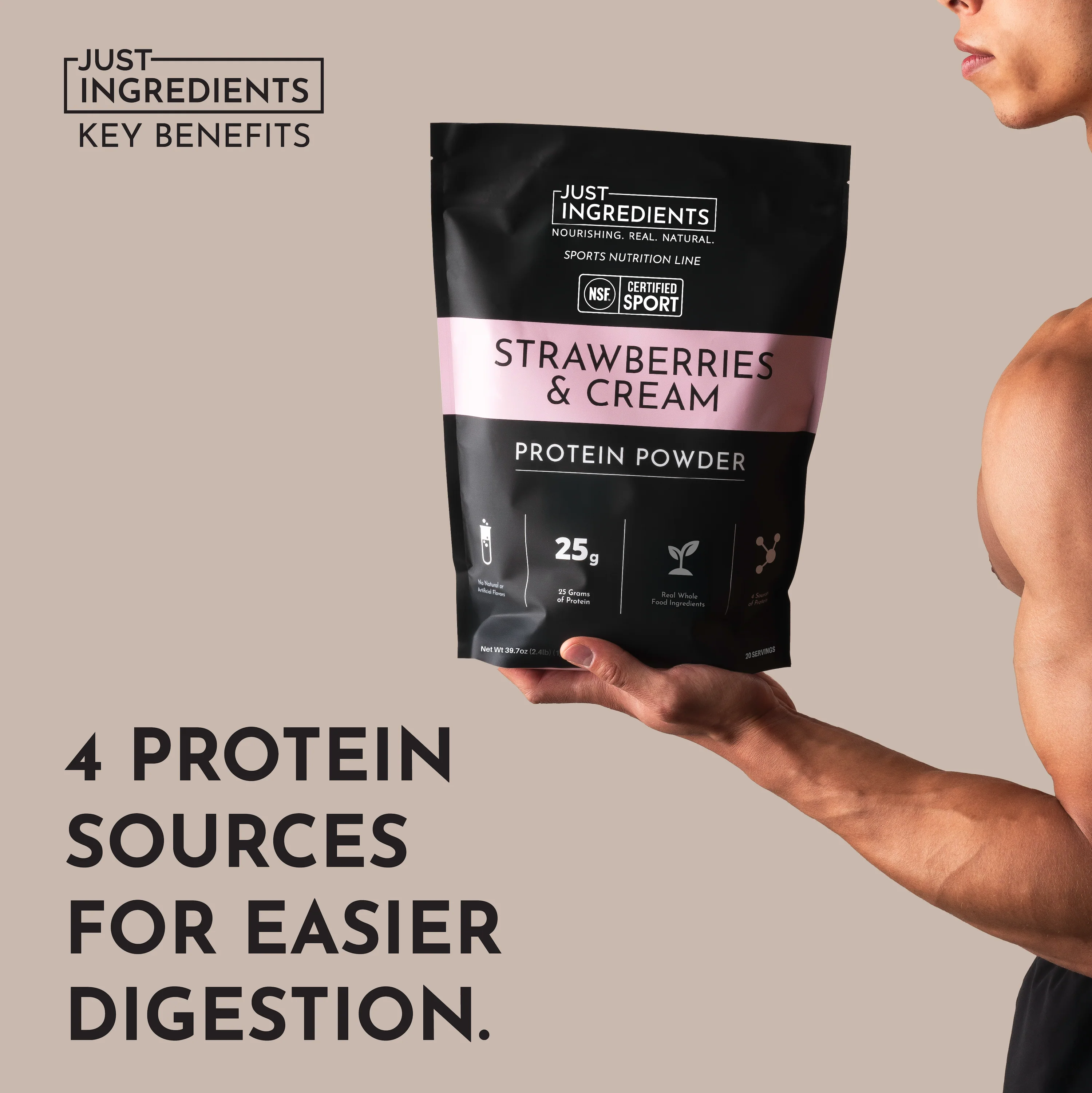 Strawberries and Cream Protein Powder - NSF - Image 8