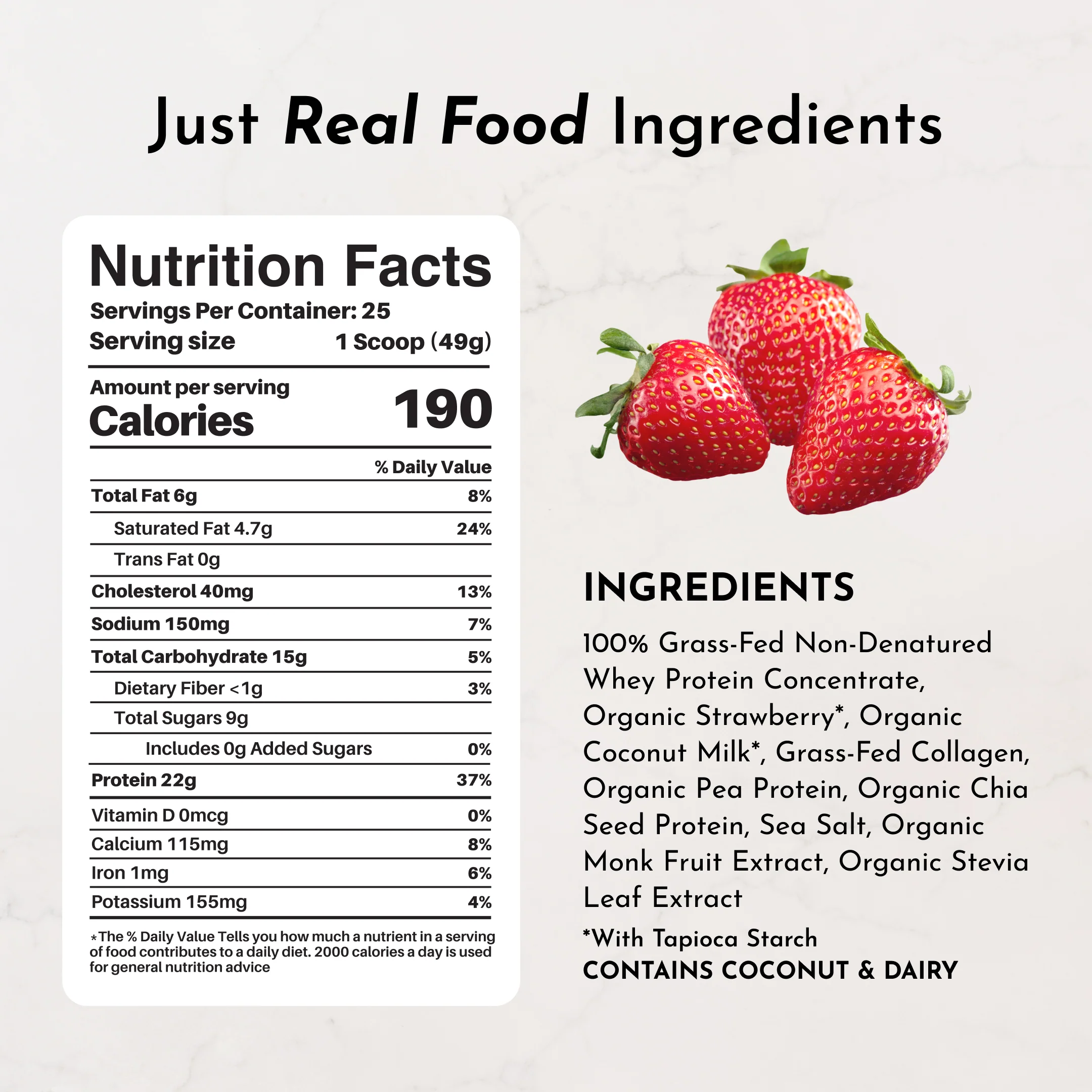 Strawberries & Cream Protein Powder - Image 7
