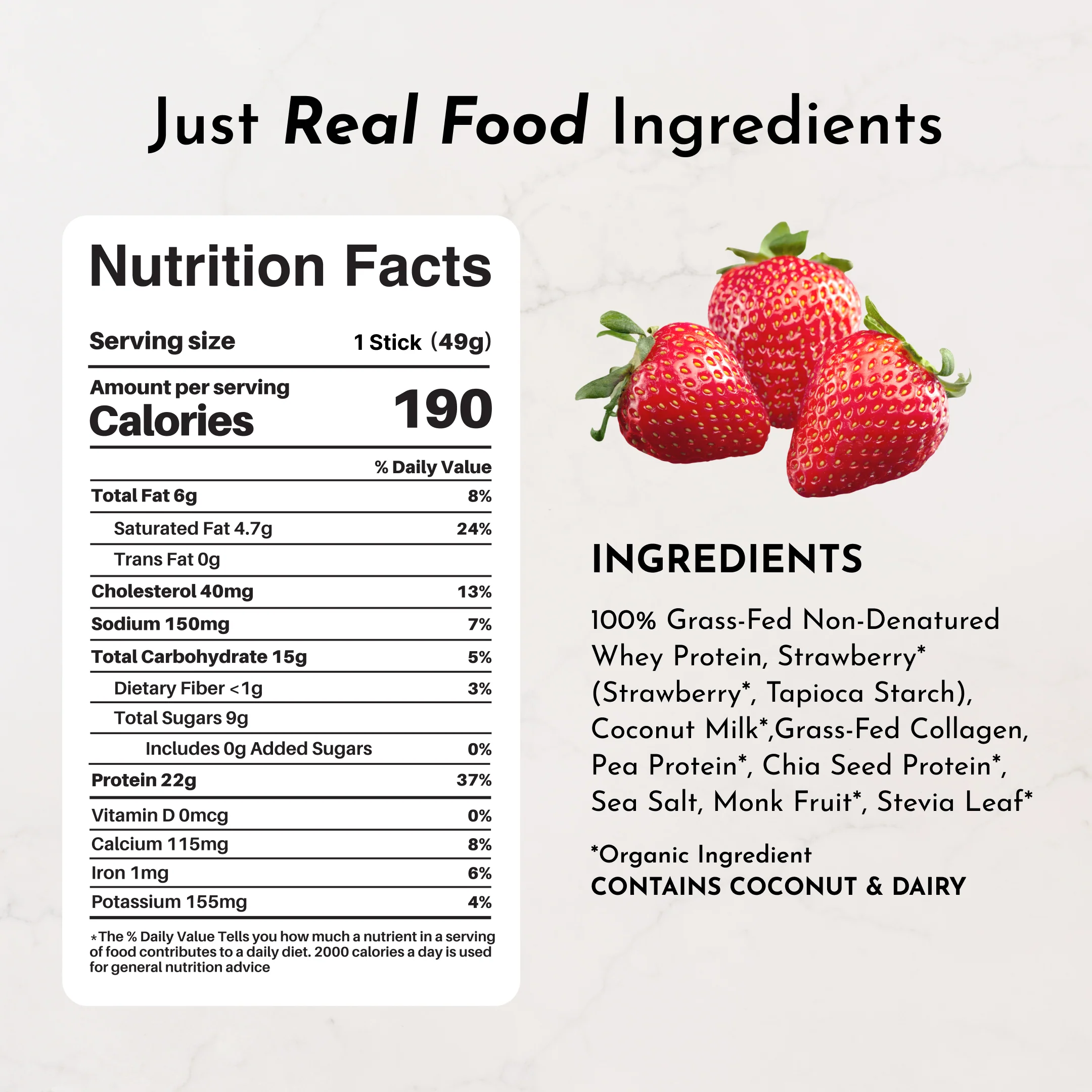 Strawberries & Cream Protein Powder Stick - Image 6
