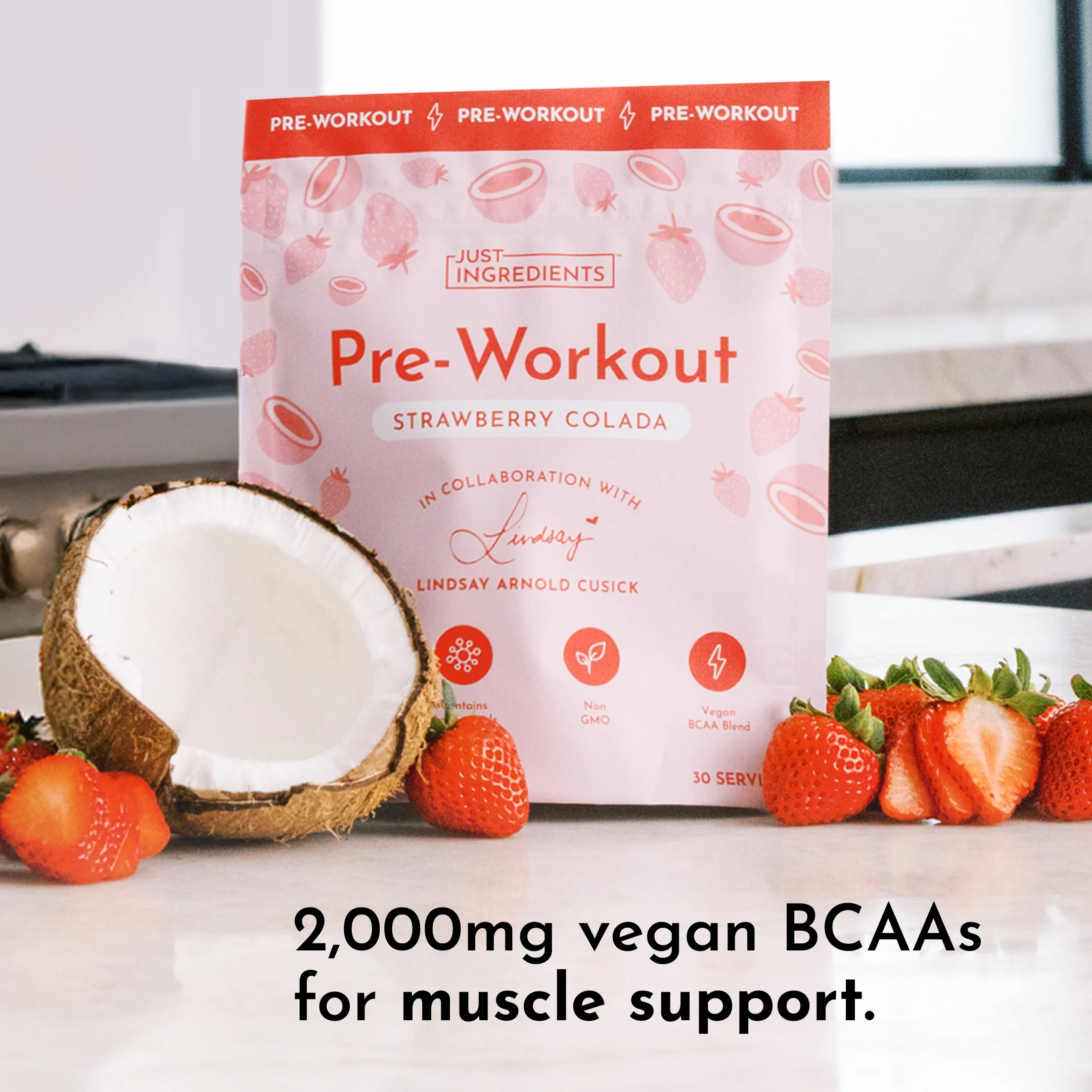 Strawberry Colada Pre‑Workout by Lindsay Arnold - Image 4