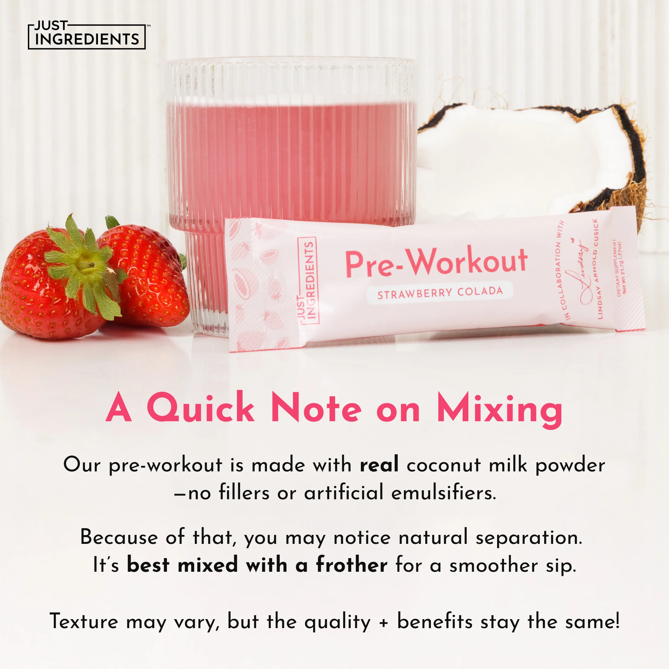 Strawberry Colada Pre‑Workout Stick by Lindsay Arnold - Image 13