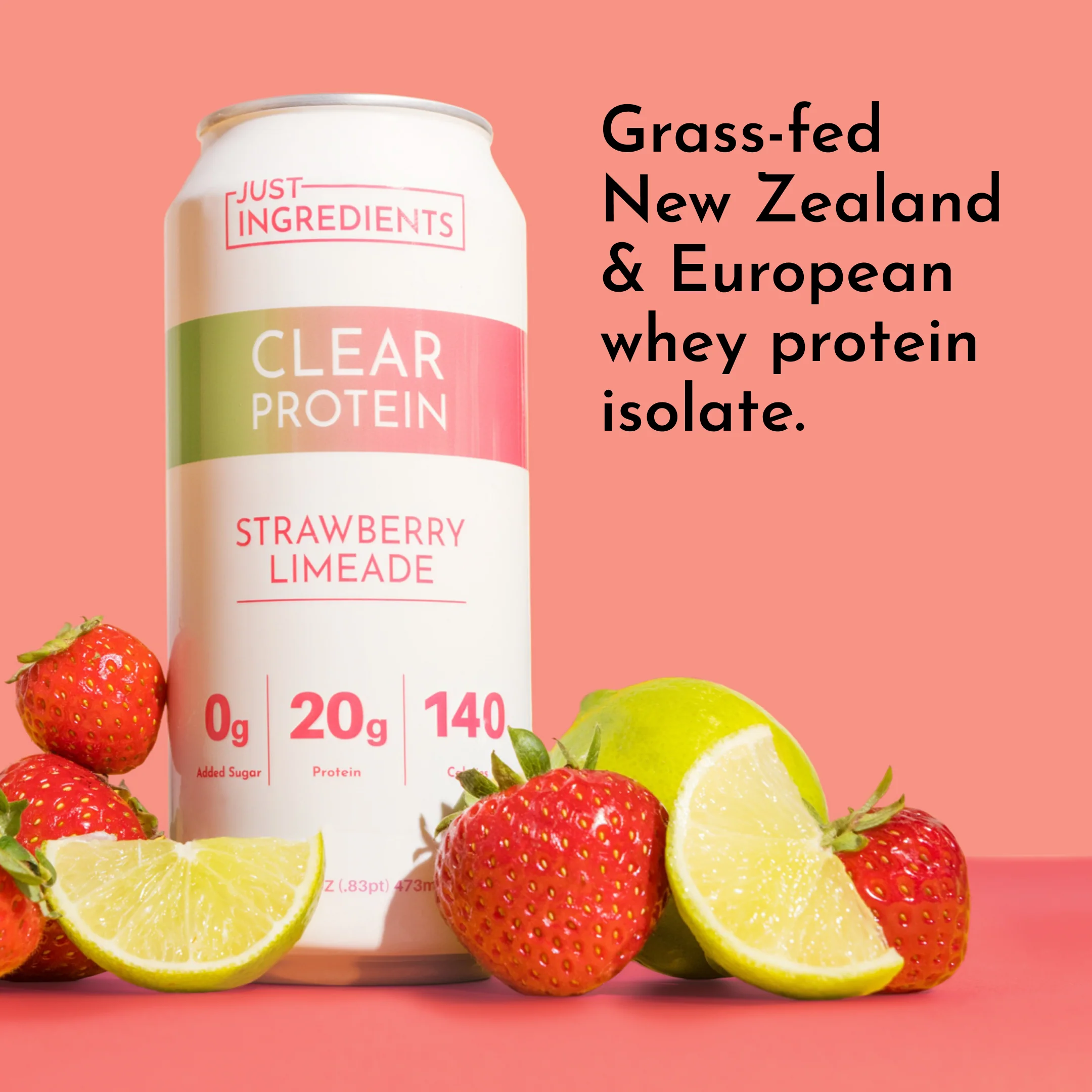 Strawberry Limeade Clear Protein (12 Pack) - Image 3