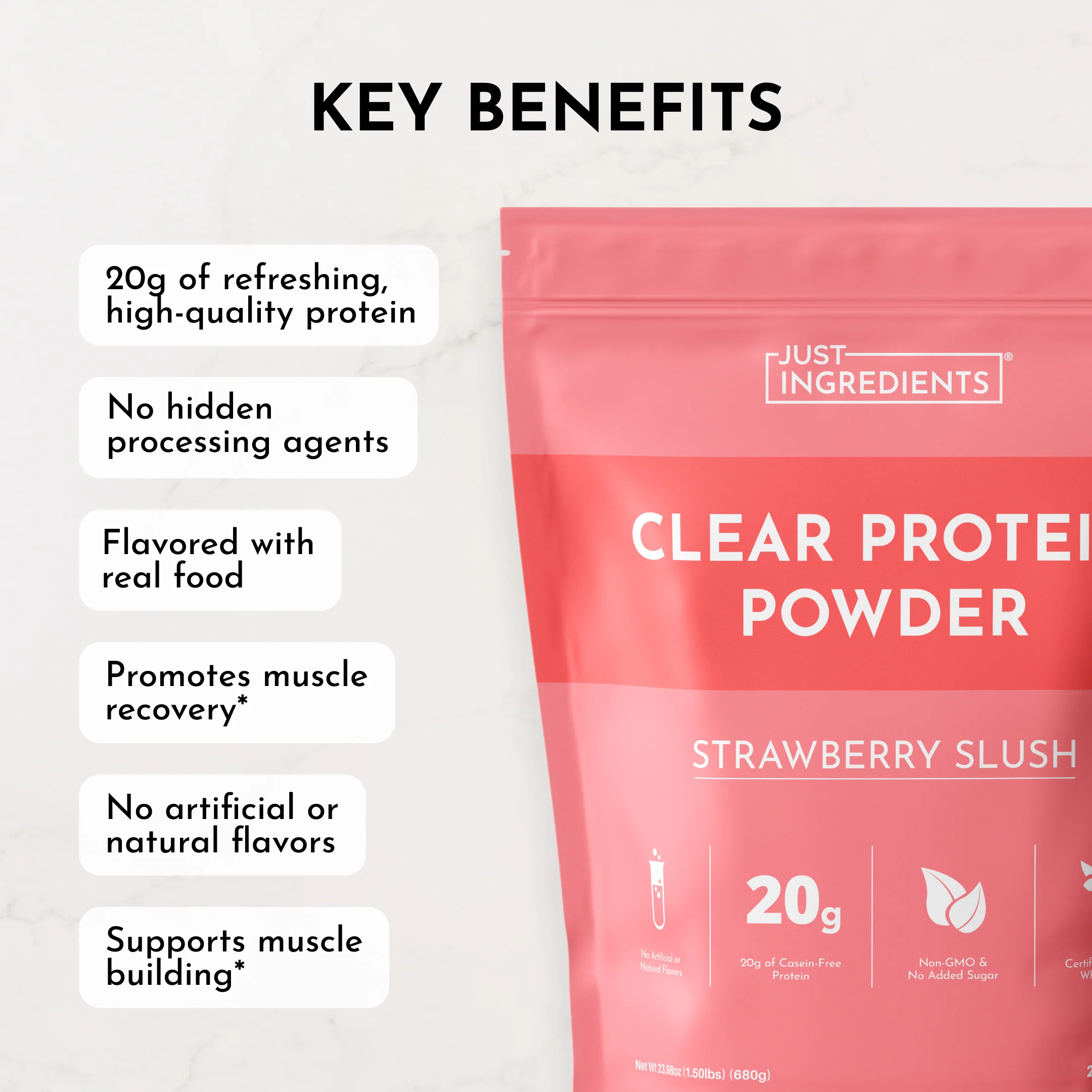 Strawberry Slush Clear Protein Powder - Image 8