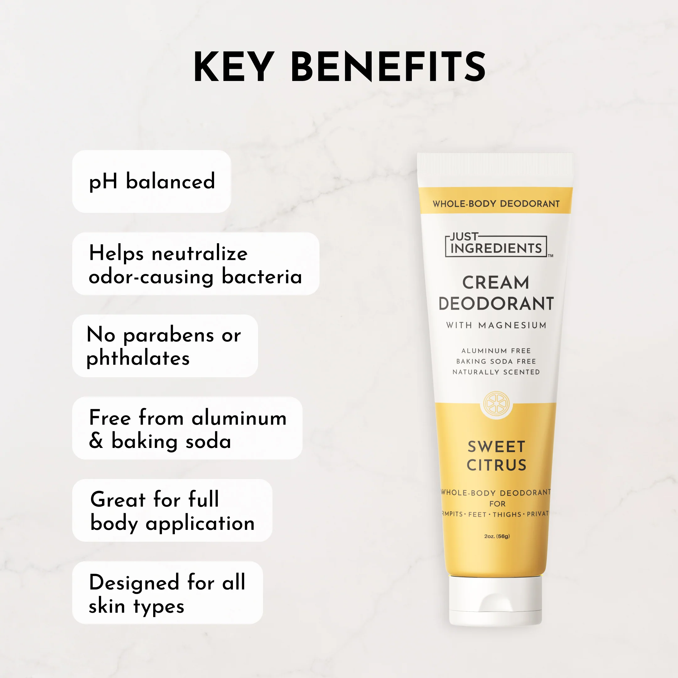 Sweet Citrus Cream Deodorant - Image 4