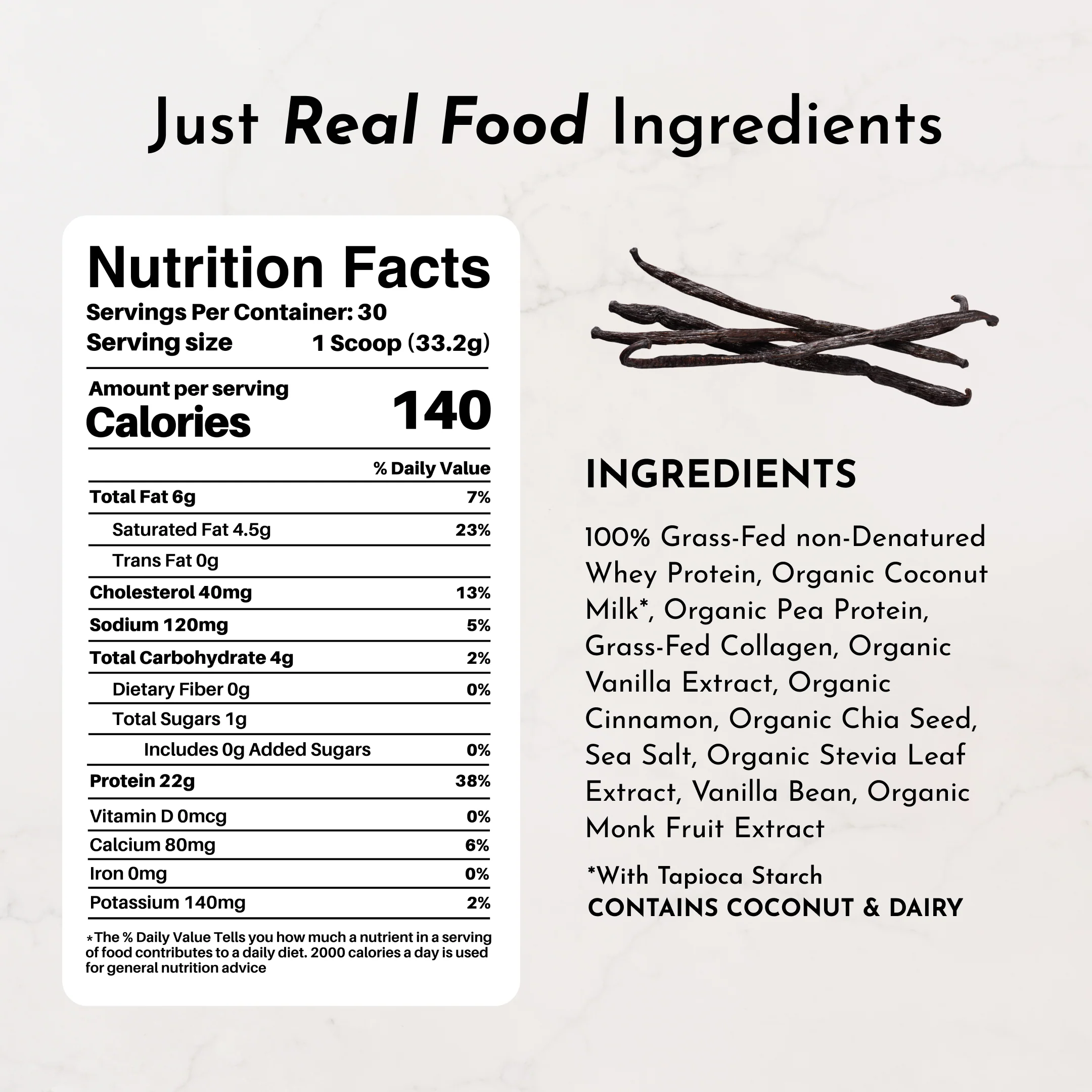 Vanilla Bean Protein Powder - Image 7