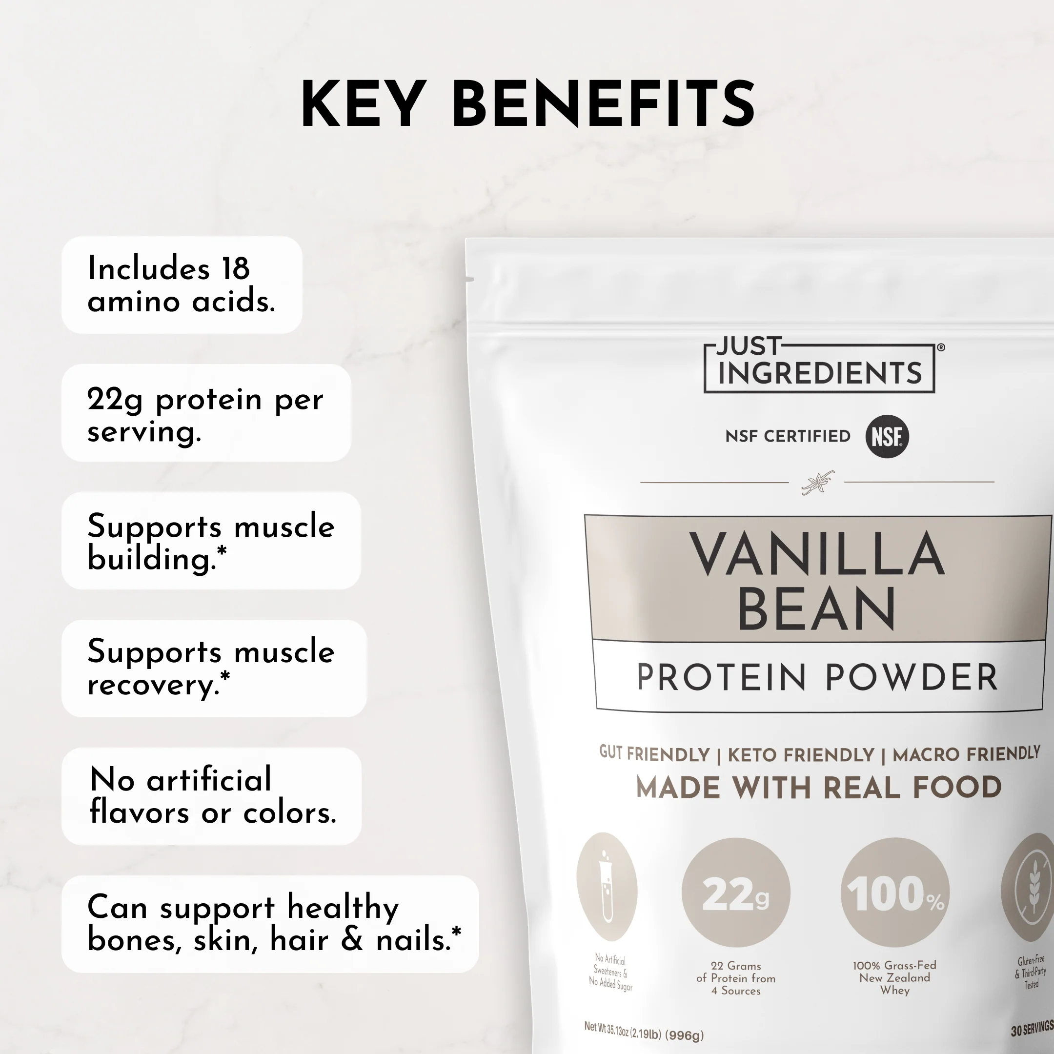 Vanilla Bean Protein Powder - Image 8