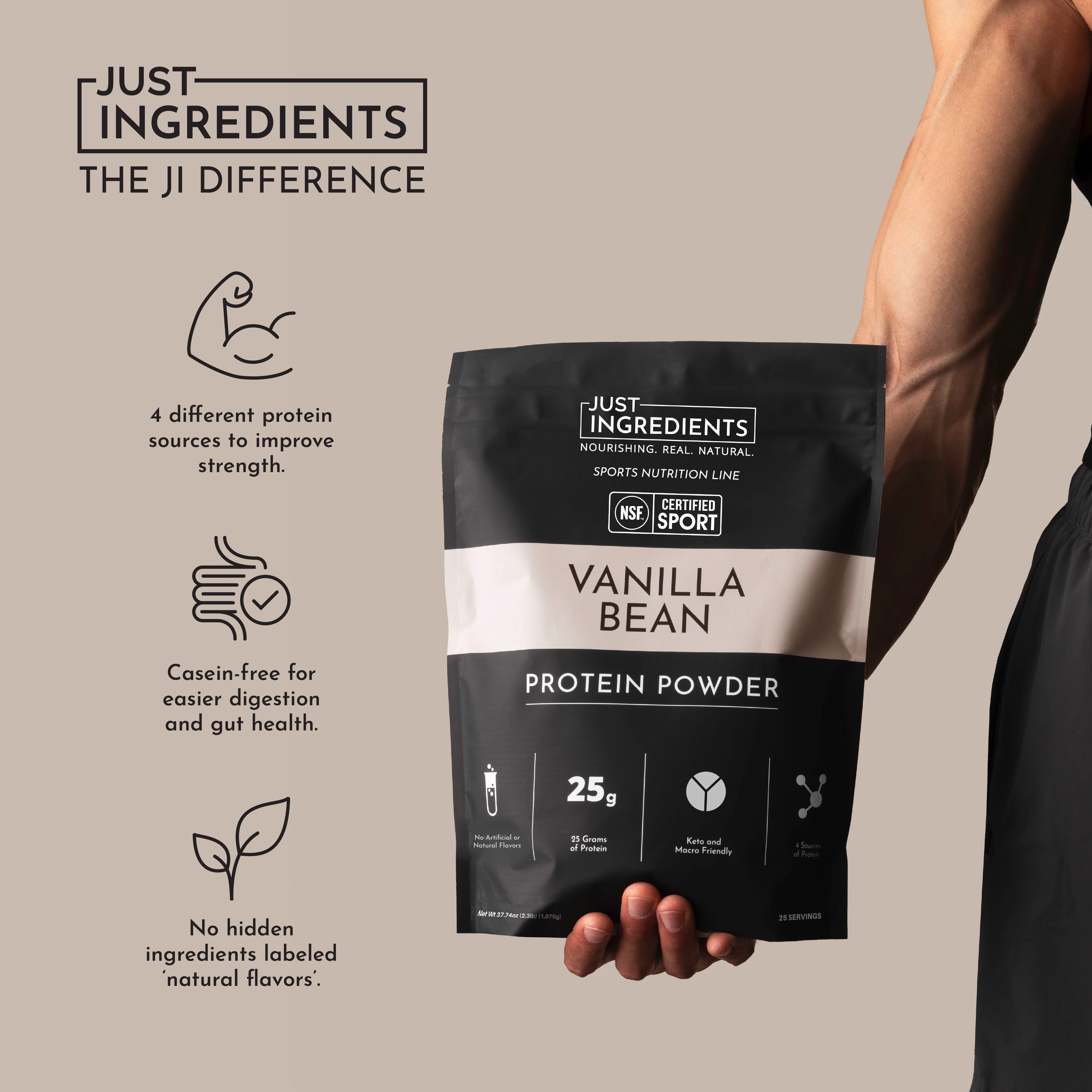 Vanilla Bean Protein Powder - NSF - Image 5