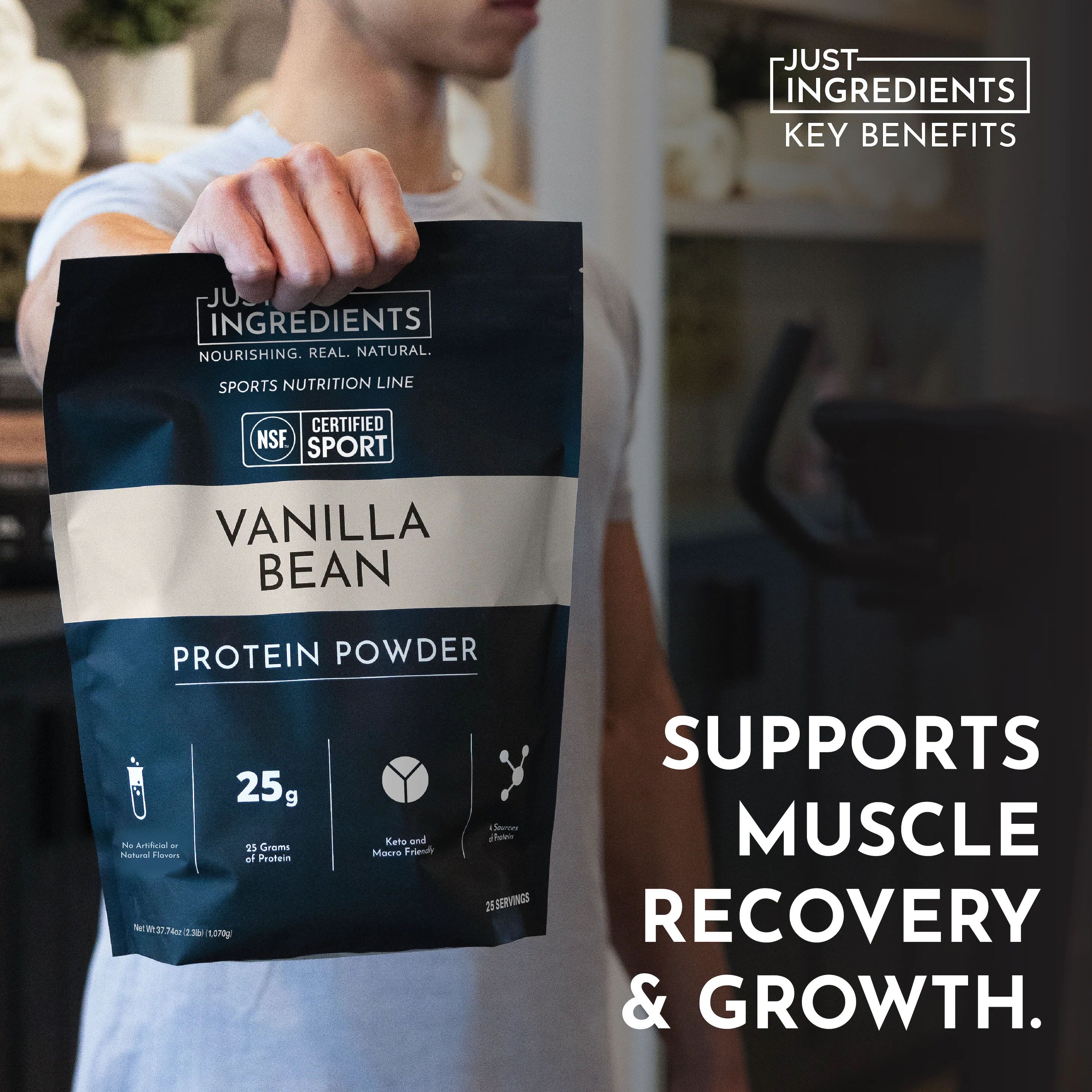 Vanilla Bean Protein Powder - NSF - Image 9