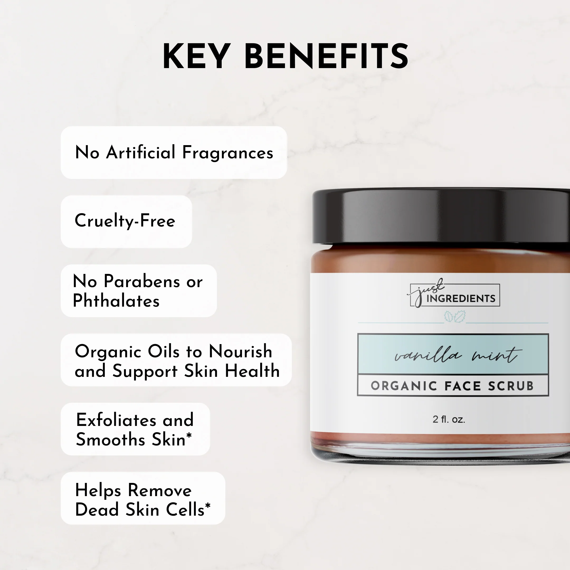 Vanilla Mint Face Scrub - Image 4