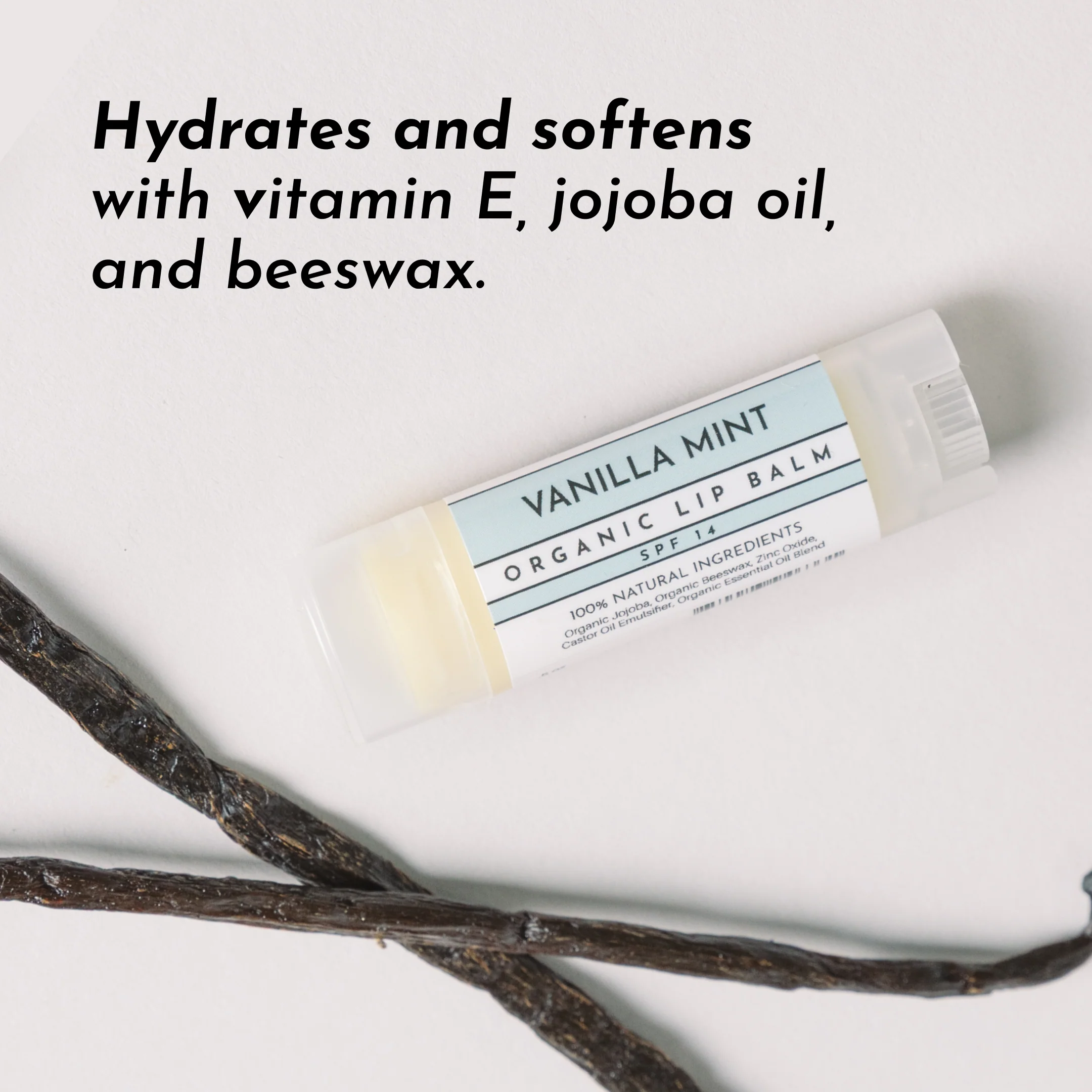 Vanilla Mint SPF 14 Lip Balm - Image 3