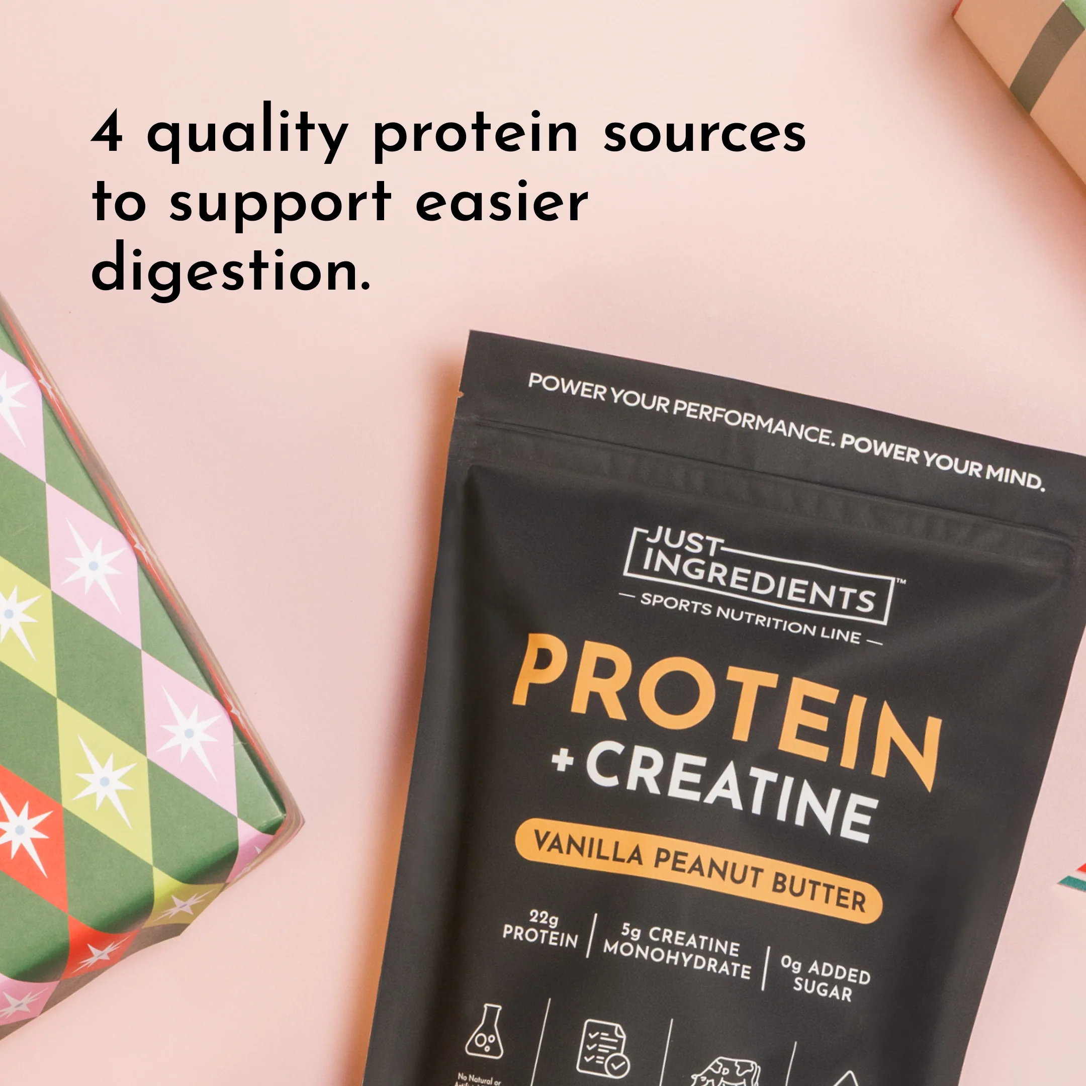 Vanilla Peanut Butter Protein + Creatine - Image 3