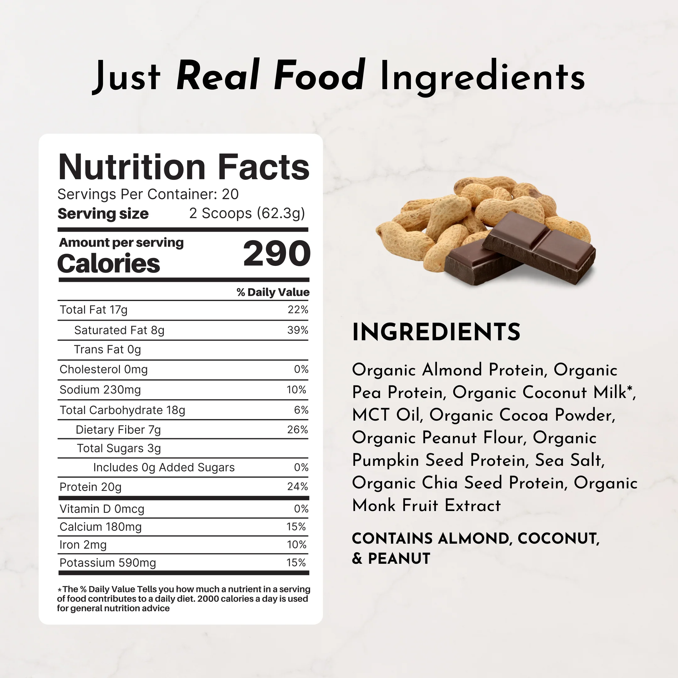 Vegan Peanut Butter Chocolate Protein Powder - Image 7