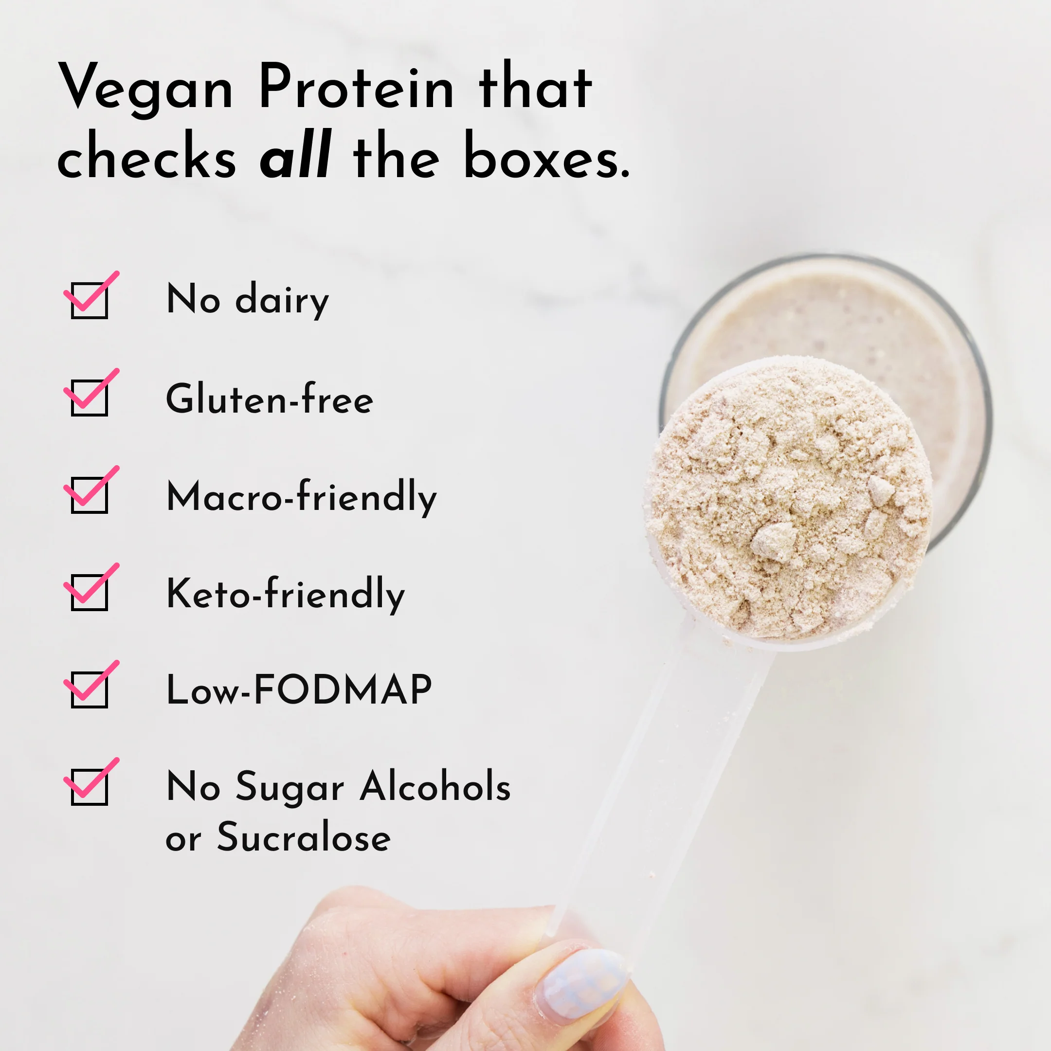 Vegan Vanilla Bean Protein Powder - Image 2