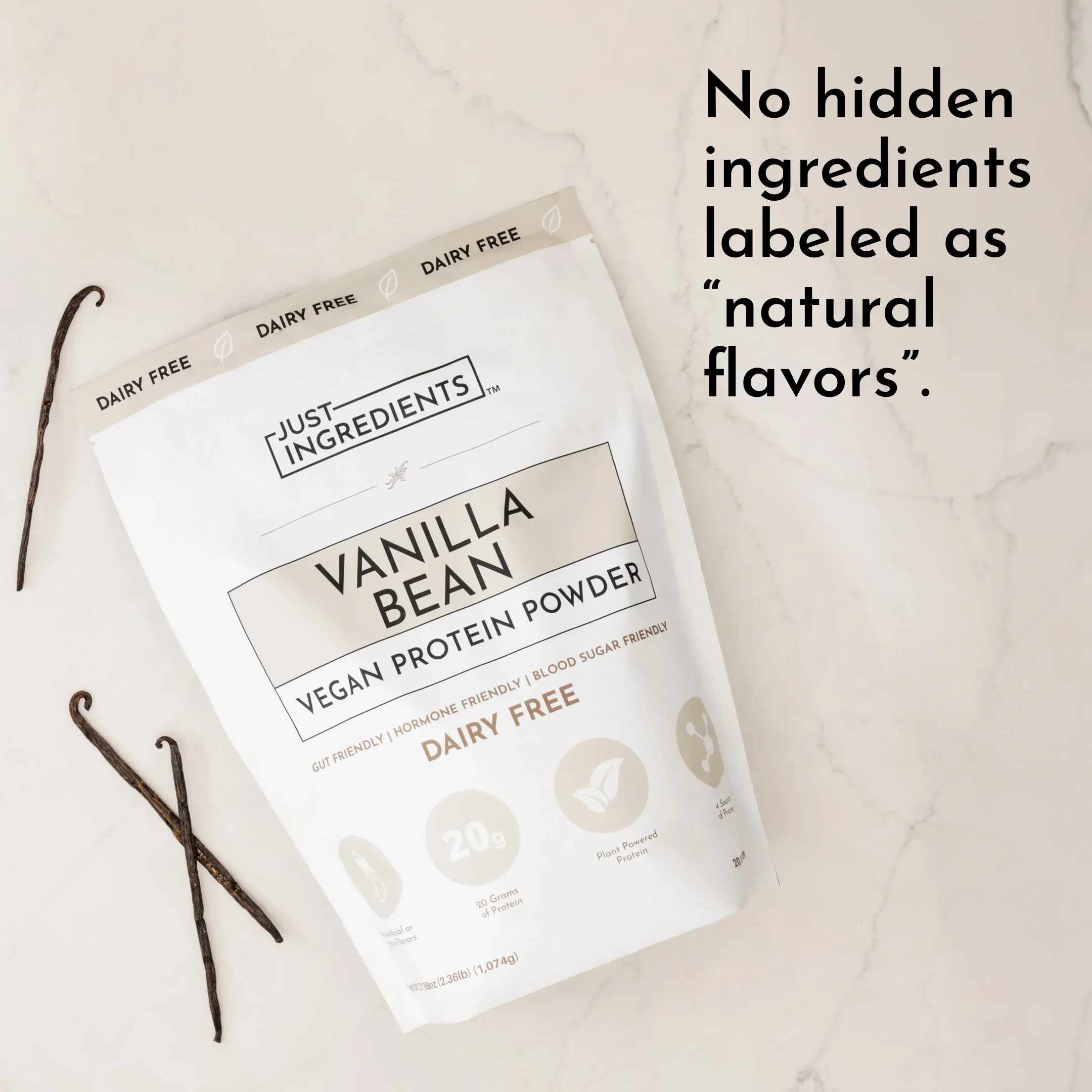 Vegan Vanilla Bean Protein Powder - Image 5